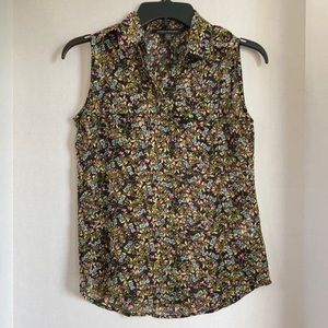 Banana Republic Sleeveless Button Down Tank xxsp